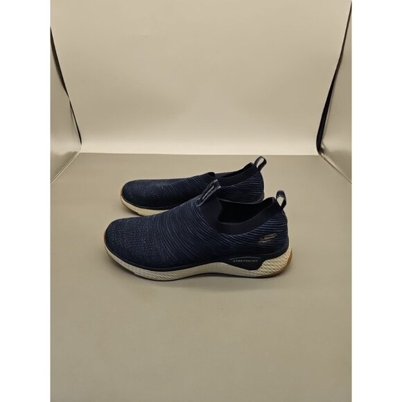 Skechers Mens Walker Slip-on Size 8.5 Blue EUC - Picture 1 of 8